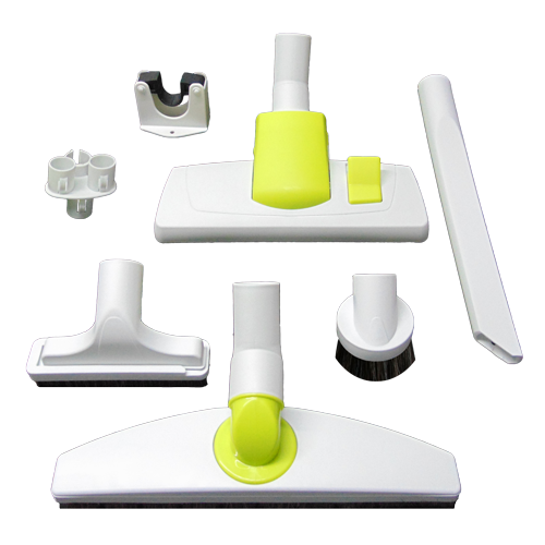 Conjunto 7 Escovas  Branco e Verde GV Play